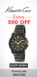  Rs.500 Off On Kenneth Watches