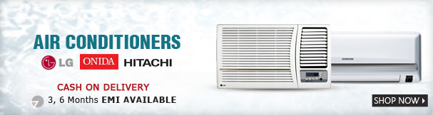 Air Conditioners. 3,6 months EMI 