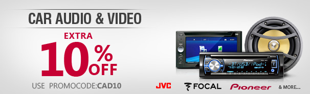 Additional 10% Off On Car Audio & Video