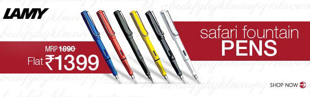 Safari Fountain Pens (Flat Rs.1399)