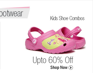 kid's Footwear(upto 60% off)