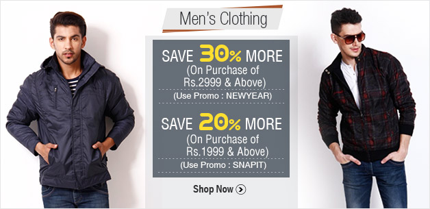 Mens Clothing (Save 30% More)
