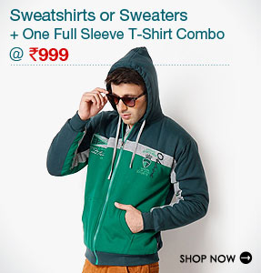  Sweatshirts @ Rs. 999