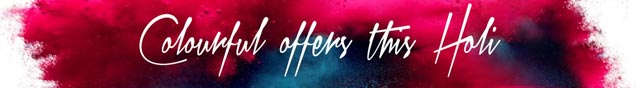  Colourfull Offers this Holi