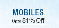  Mobiles - Upto 81% Off