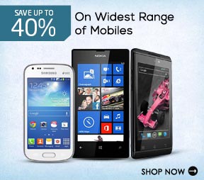  Up To 40 % On Mobiles