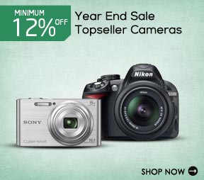 Min 12% Off on Cameras