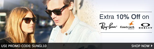 Get extra 10% off on sunglasses