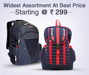 Laptop Bags & Backpacks starting @  Rs. 299