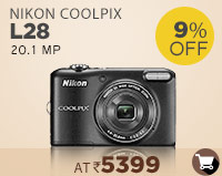 Nikon Coolpix L28 20.1MP Point & Shoot Digital Camera