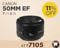 Canon 50mm EF f/1.8 II Lens