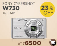 Sony CyberShot W730 16.1MP Point & Shoot Digital Camera