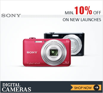 Digital Cameras (Min. 10% off)