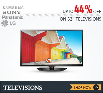 Televisions (upto 44% off)