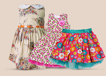 Girls Clothing- Flat 50% Off