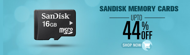 SanDisk Memory Cards: Upto 44% Off