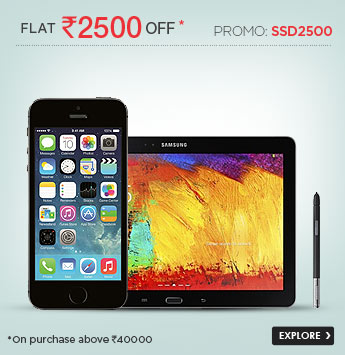  Flat Rs.2500 Off  on Mobiles & Tablets