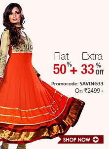  Flat 50% +Extra 33% Off