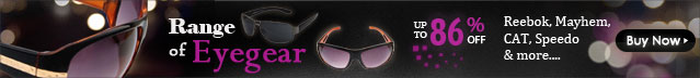 Up to 86% Off Range of Sunglasses