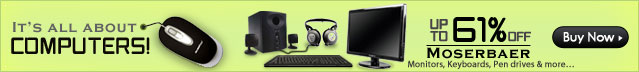 Up to 61% off - Moserbaer Computer peripherals