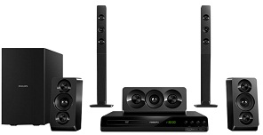 Philips 5.1 DVD Home theater Double basspipes HTD5550/98
