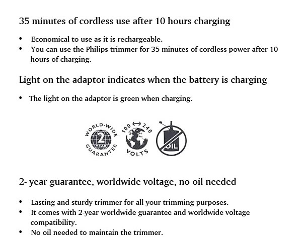 Philips Trimmer QT4005/15 @Rs.846  philps 4 Philips Trimmer QT4005/15 @Rs.846