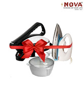 Nova Roti Maker N1124 + Nova Dry Iron N108 + Nova Atta Maker (Combo)