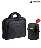 Travel Blue 15.4 inch Laptop Bag (4 Pockets) With Free Camera Pouch