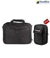 Travel Blue 15.4 inch Laptop Bag (5 Pockets) With Free Camera Pouch