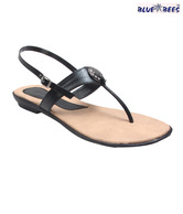Blue&Bees Appealing Black Heel Sandals