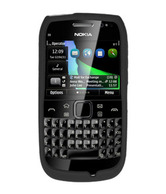 Amzer  Silicone Skin Jelly Case - Black for Nokia E6-00