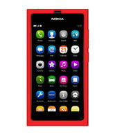 Amzer  Silicone Skin Jelly Case - Red For Nokia N9