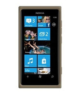 Amzer  Silicone Skin Jelly Case - Grey For Nokia Lumia 800