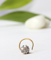 AG 6 Stone Pressure Nose Ring 