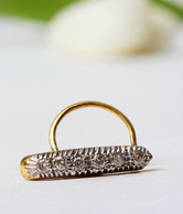 AG 6 Stone Nose Ring