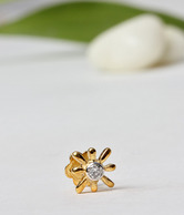 AG Unique Solitaire Nose Ring