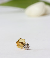 AG Single Stone Nose Ring 