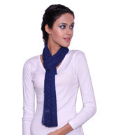 Manjari Majestic Stole - YI-AJ-07-NAVY