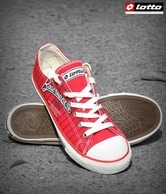 Lotto Red Canvas Shoes