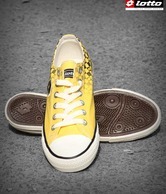 Lotto Yellow Canvas Shoes