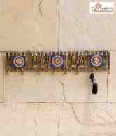 Aapno Rajasthan Keychain Hanging with Dhokra Work & Warli Paint