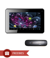 Adcom Apad-741C 3D Calling Tablet with Dual Camera & Wifi + 3G Dongle Black