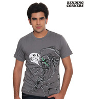 Bending Corners Grey T-Shirt (BC-GREY PEACE)