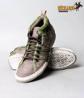 Buckaroo Rocky Brown & Green Lace-up Shoes