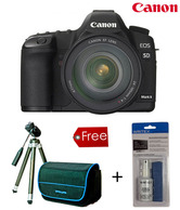 Canon EOS 5D SLR Mark II (Kit 24-105mm)(with 4GB CARD, 2 year Canon India Warranty, 1 CARRY CASE + (Vanguard Tripod + 1 Vanguard Bag + Lens Cleaner worth Rs.1499))