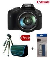 Canon EOS 60D SLR (Kit 18-200mm IS)(with 4GB CARD, 2 year Canon India Warranty, 1 CARRY CASE + (Vanguard Tripod + 1 Vanguard Bag + Lens Cleaner worth Rs.1499))