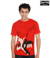 Casual Tees Joy Of Life Red T-Shirt