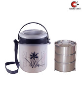 Crown Craft White & Blue Tiffin