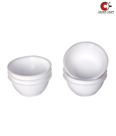 Crown Craft Classy White Serving Bowl Set