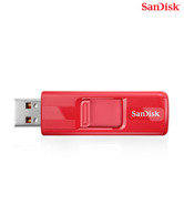 SanDisk Cruzer Retail 8GB Pen Drive (Red)